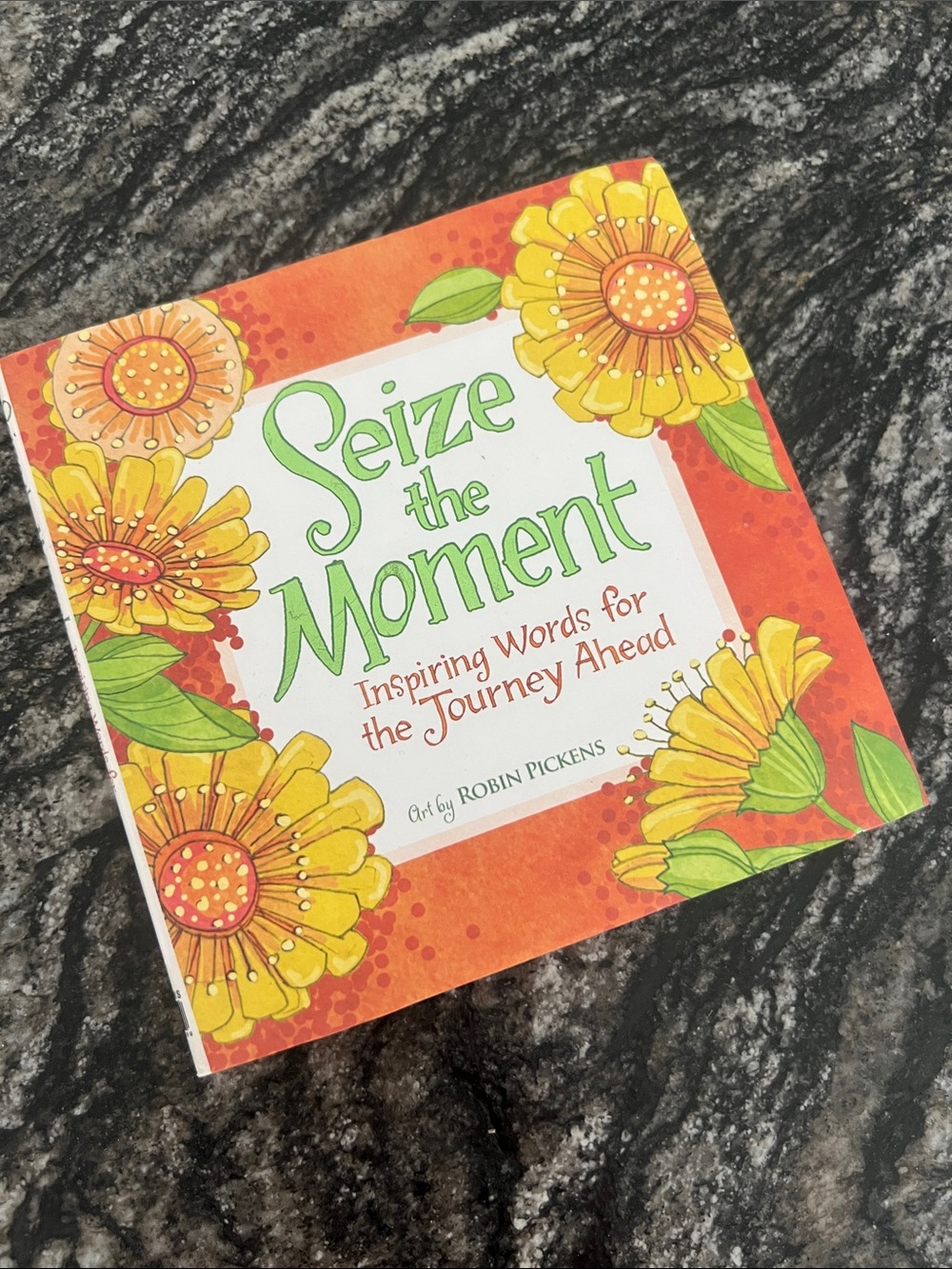 Seize the Moment Inspirational mini book.